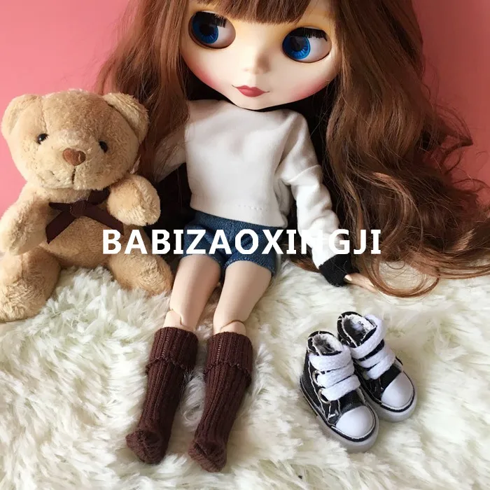 1 Pair Doll Socks for Blythe Azone  1/6 BJD Doll Clothes Accessories YGAB 