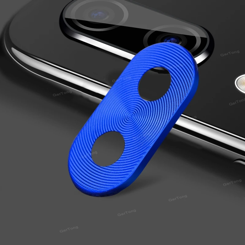 Blue Для Redmi Note 7 Pro Защита объектива камеры алюминиевое кольцо покрытие для Xiaomi Redmi Note 7 8 Pro чехол для камеры защита кольца - Цвет: Blue