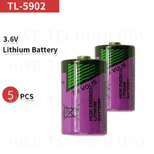 5 шт. тадиран TL-5902 1/2AA ER14250 SL350 3,6 V 1/2 AA литиевая батарея plc