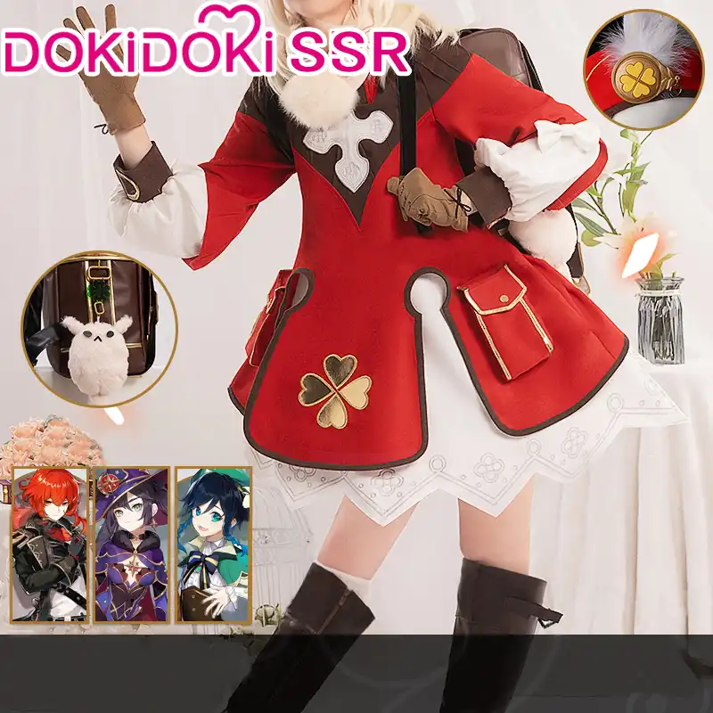 Pre Sale Dokidoki Ssr Game Genshin Impact Cosplay Halloween Klee Genshin Impact Klee Cosplay Game Costumes Aliexpress
