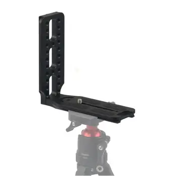 

DSLR Camera L Bracket Vertical Horizontal Switching Tripod Head Quick Release Plate For Canon EOS 80D T6 5D Mark I 6D D800 T6i 1