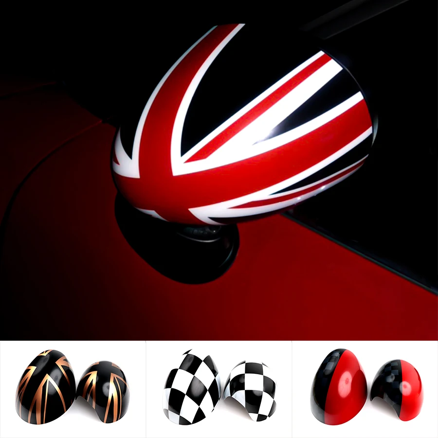 Накладки на зеркала заднего вида внешнее зеркало Union Jack наклейки для Mini Cooper One S JCW