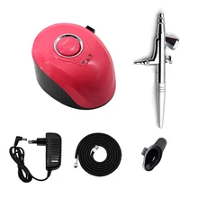 Двойное действие, 0,3 мм, насадка, Аэрограф, компрессор, комплект с воздушной щеткой, краскопульт для нейл-арта, макияж, Воздушная щетка, Пескоструйный Аппарат