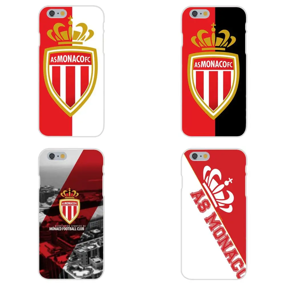 

For As Monaco Fc For Apple iPhone 4 4S 5 5C 5S SE 6 6S 7 8 Plus X XS Max XR Couple Special Offer Luxury Vertical Case