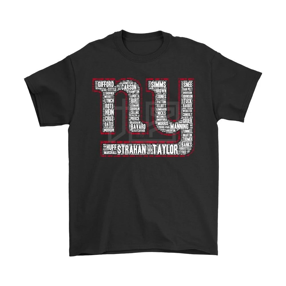 

AMERICAN FOOTBALL ALL PLAYERS LOGO TEAM NEW YORK GIANT SHIRTS