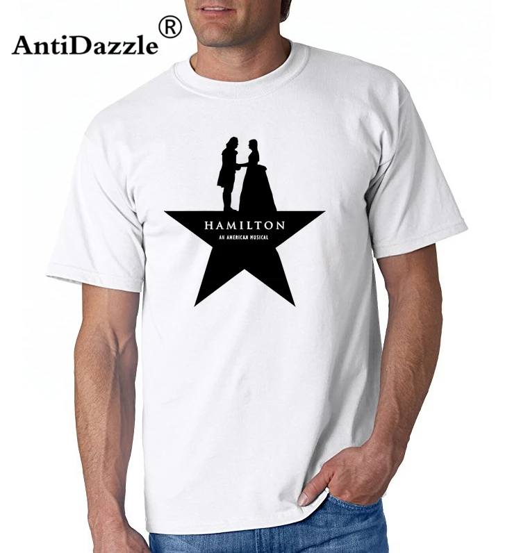 

Plus Size Men T-Shirt Hamilton The Broadway An American Musical TShirt Male Short Sleeve Cotton Tee Shirt Summer O-Neck Blouse