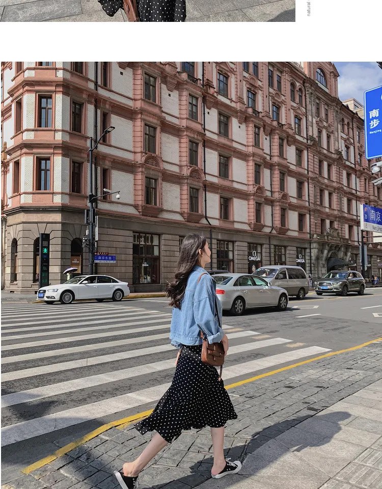 Ulzzang Женские повседневные джинсовые куртки однобортные джинсы Свободные Женские базовые пальто Модная Верхняя одежда лето осень