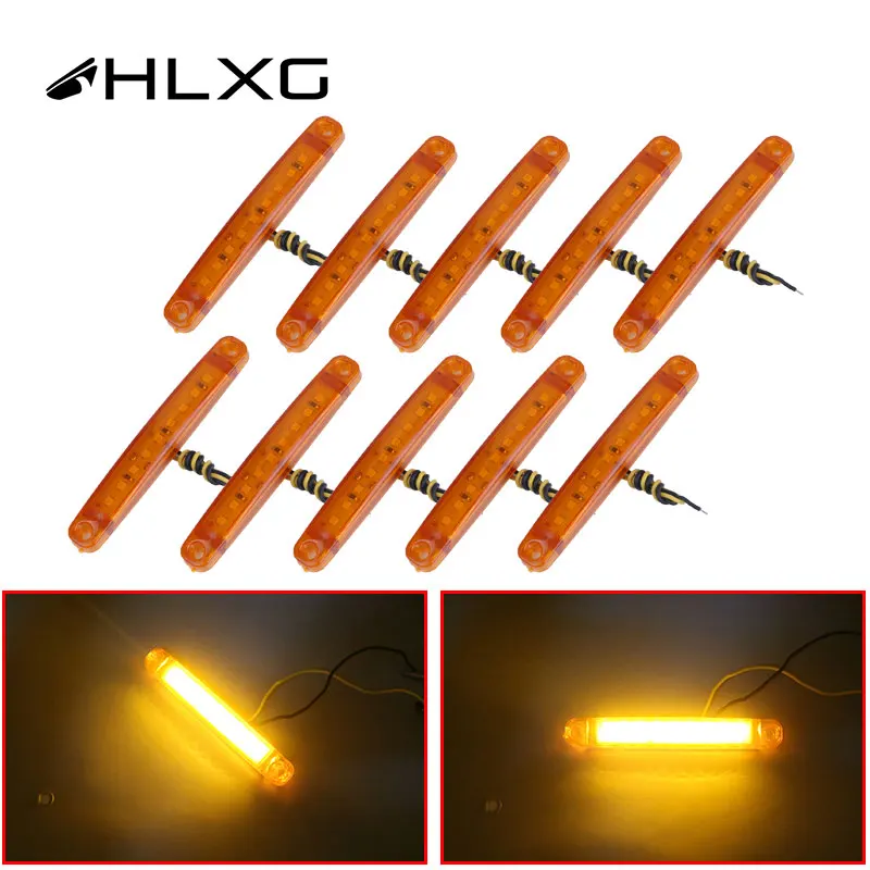 

Truck Light System Vehicle Accessories 24V LED Trailer Strobe lights Car Lorry Warning Marker Indicator Rear Side Lamp Yellow