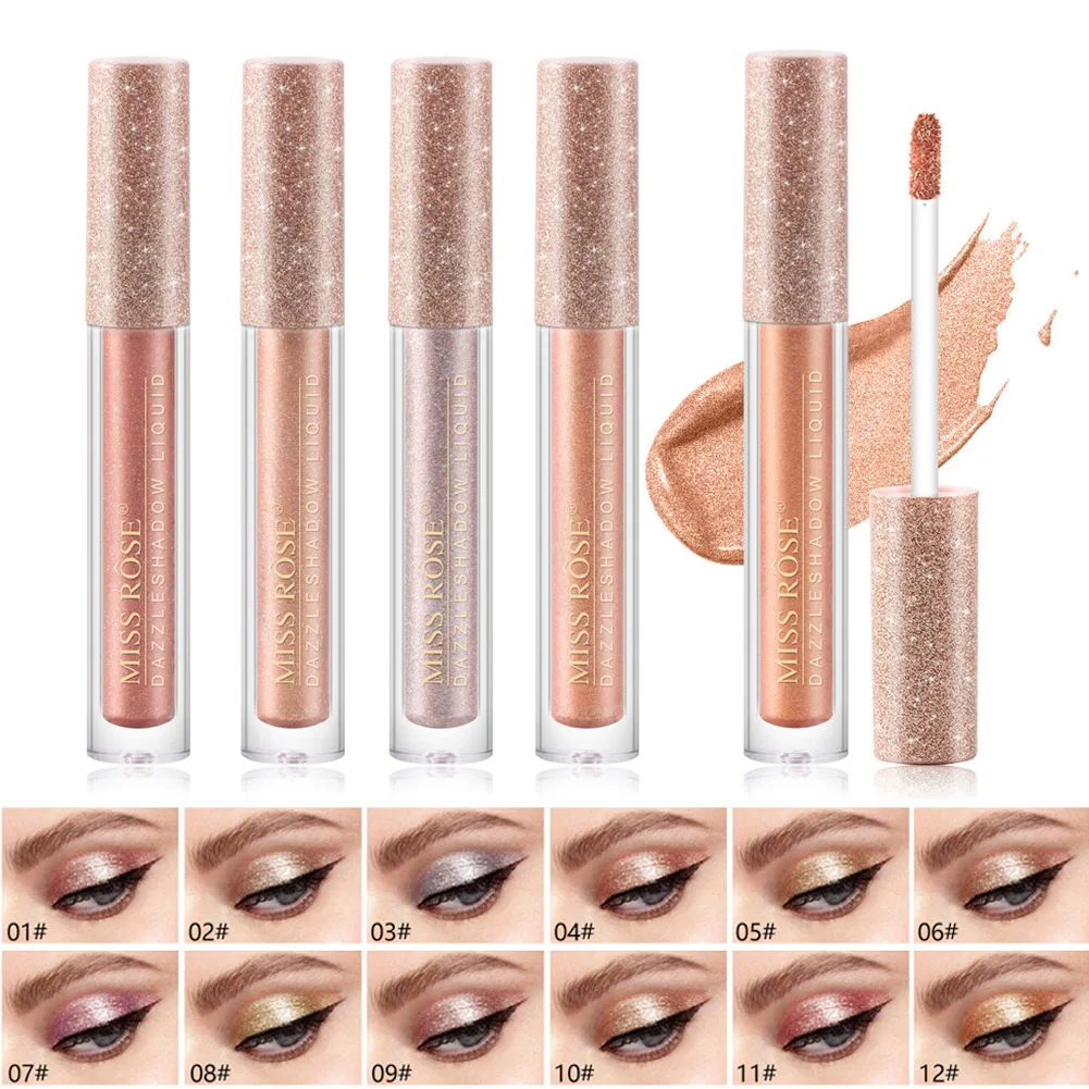 

Liquid Eye Shadow Glitter Glow Shiny Eyeshadow Cosmetic Makeup Tool 998