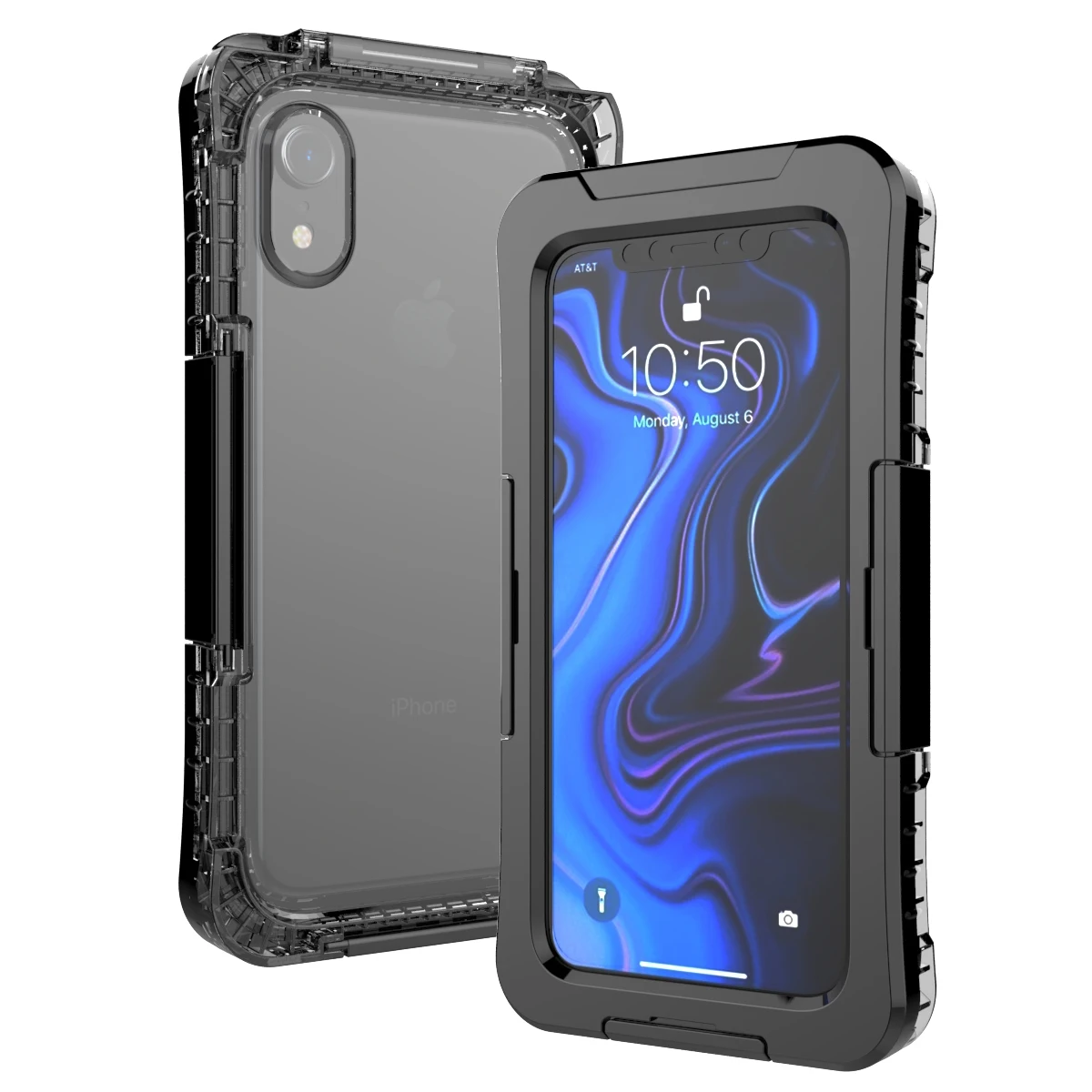 1 Для iPhone X/XS Max/XS IP68 водонепроницаемый противоударный жесткий чехол для телефона анти-осенний пыленепроницаемый плавательный чехол для iPhone 5 SE 5s 6S 7 8 Plus - Цвет: 1