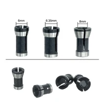 

adapter collet shank 8mm 6.35mm 6mm router collet extension chuck adapter High Precision Milling Cutter Accessories