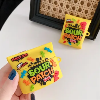 

Luxury Super cute Sour patch kidsWireless Bluetooth Earphone Case For for Airpods 1 2 3 Soft silicon Headset box headphone case