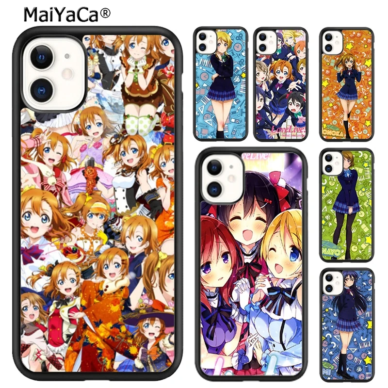 Чехол для телефона MaiYaCa в стиле японского аниме Love Live чехол 5s SE 6s 7 8 plus X XR XS 11 12 13 pro
