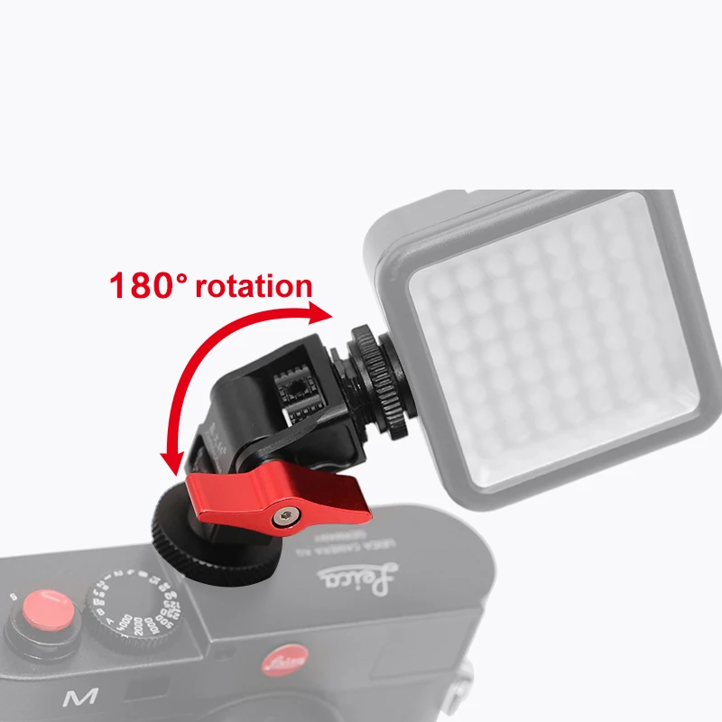 Горячий башмак адаптер 1/" винтовая подставка держатель для DJI Osmo DSLR Камеры Вспышка светодиодный световой монитор Аксессуары для Кардана
