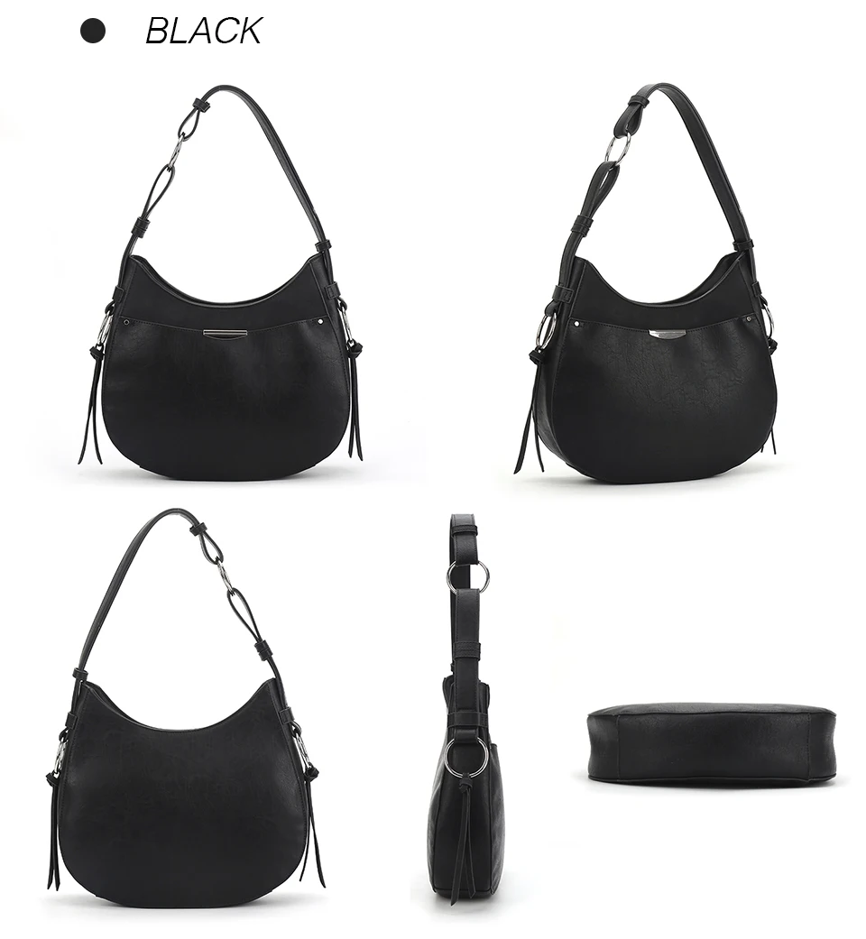AFKOMST повседневные кошельки в стиле Хобо и сумки для женщин Топ ручка сумка и сумка на плечо дизайн Lunxury высокое качество HB1003L