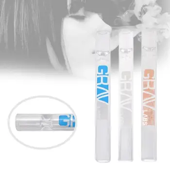 

1pc White Portable Glass Tobacco Pipes 105*7mm Mini Health Weed Holder Cigarette Grinder Smoke Tube Lighter Accessories Hoo H2J8