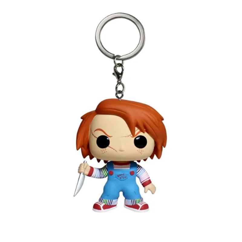 Anime Child's Play Keychain Chucky PVC Figure Collectible Model Toys Gift 4cm | Игрушки и хобби