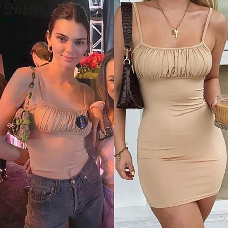 Nibber elegant red black lace up bodycon mini dress for womens 2020 summer fashion ladies beach casual vacation Harajuku dress