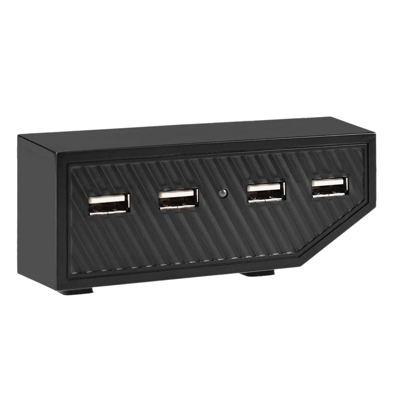 4 Ports USB Hub Adapter Extension for One Game Console Headphones Mic Phone USB Hard Drive