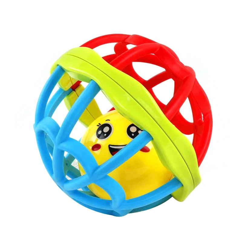 

1Pc Infant Toys Silicone Cartoon Rattle Toys Baby Stop Sucking Thumb Hand Grip Rod Educational Hand Bell Toys Gift For Baby