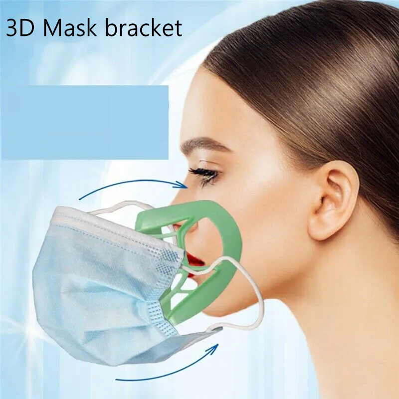

3D Mask Bracket For Face Breathable Lipstick Protection Stand Inner Support Nose Increase Breathing Space Reusable Mask Holder