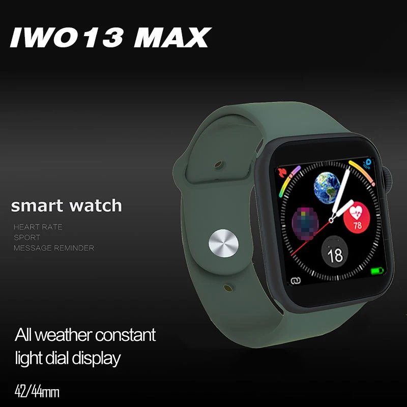 IWO13 Max умные часы Beehive Full Touch 44/42 Миланская Замена для силиконового ремешка IP68 спортивные Смарт-часы для Android IOS PK IWO8