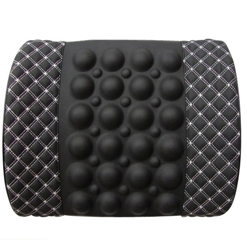 Модная автомобильная электрическая массажная подушка, поясничная Массажная подушка для спины автомобиля, поясничная подушка для автомобиля Suv