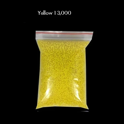 Yellow 13000 шт./упак. воды растет кристаллическая почва наполнитель водные бисеры гель жемчуг для вазы для цветов цветочное украшение для свадьбы и торжества, 14 цветов - Цвет: Yellow