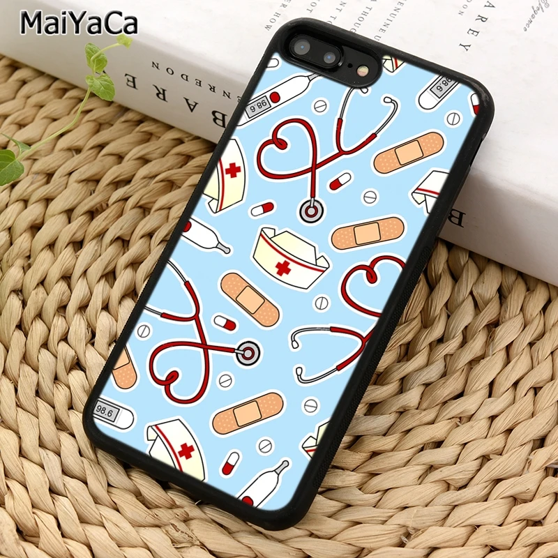 MaiYaCa медицина сердце новая Медсестра Медицинский телефонный чехол для iPhone 5 6 7 8 plus