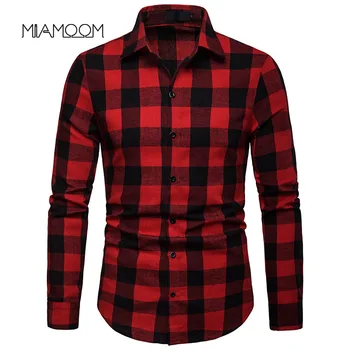 

MIAMOOM Men's Casual Long-sleeve Shirt