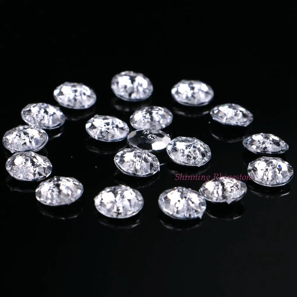 Пришивные акриловые пуговицы 11 мм/13 мм круглые бусины алмазные Стразы для DIY одежды одежда 6 цветов выбор высокое качество
