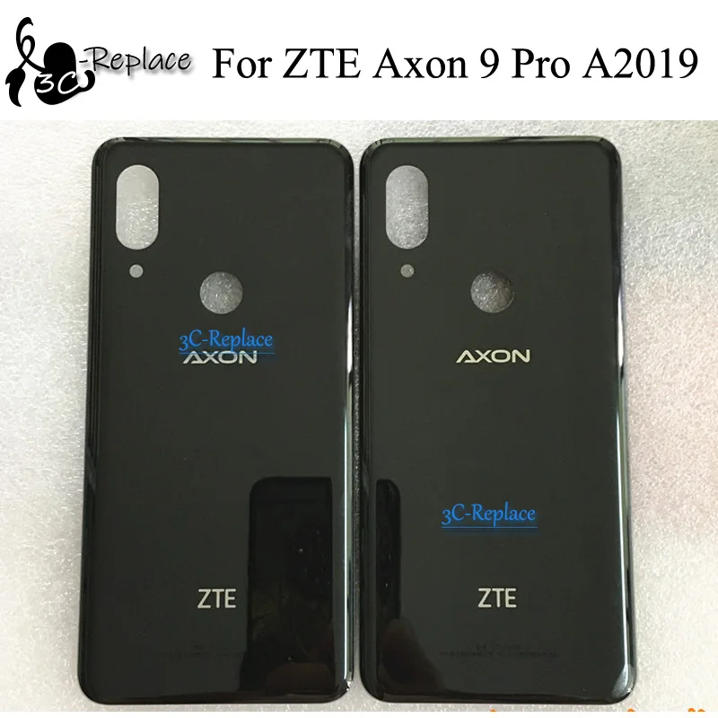 Черный 6 2 дюйма для ZTE Axon 9 Pro A2019 A2019G задняя крышка аккумулятора корпус двери чехол