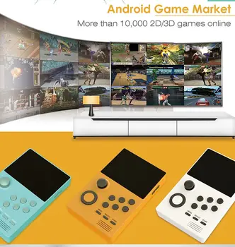 

5pcs new A19 Pandora's Box Android supretro handheld game console IPS screen built-in 3000+games 30 3D games WiFi download