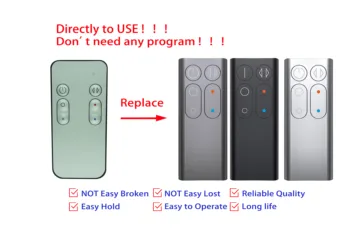 

Remote Control For Dyson AM04 AM05 AM4 AM5 922662-01 922662-07 922662-08 922662-06 Hot+Cool Fan Heater