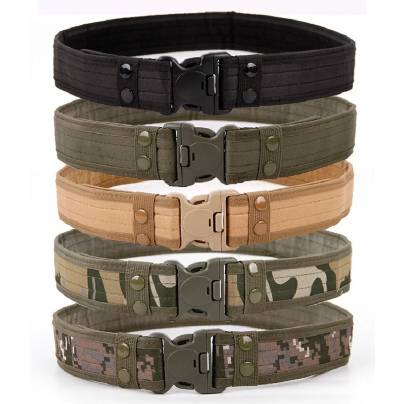 

SWAT Military Equipment Army Belt Men's Heavy Duty US Soldier Combat Tactical Belts Sturdy Waistband