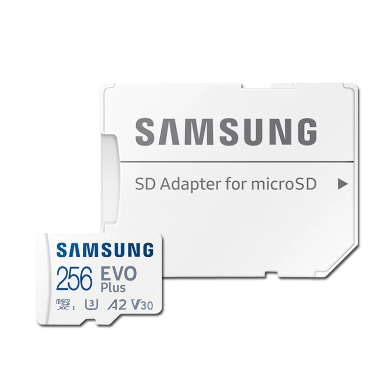 SAMSUNG EVO Plus Micro SD Card 512GB 256GB 128GB A2 V30 U3 Transfer 130MB/s Memory Card C10 U1 TF Card 64GB V10 A1 Memory Card sandisk 128gb micro sd card Memory Cards