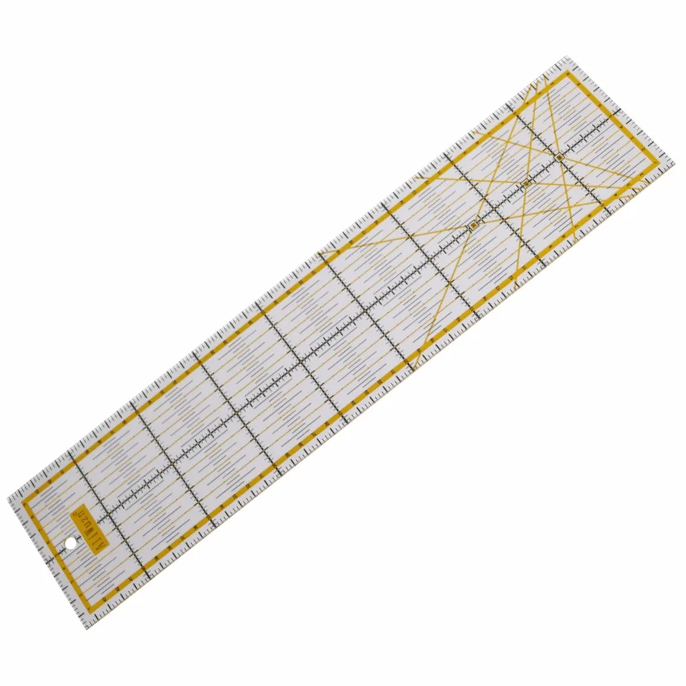 

1 Pc Acrylic Rectangular Straight Drawing Ruler School Office Drawing Sewing Measuring Patchwork Ruler