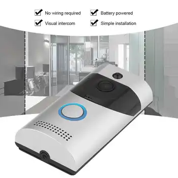

Wifi Wireless Smart Intercom Doorbell Door Viewer Visual Home Security