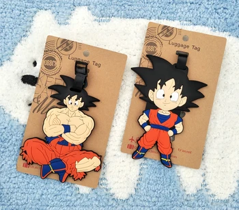 

COSANER Dragon Ball Anime Luggage Tag PVC Pendants Portable Travel Label Suitcase Baggage Holder tags s