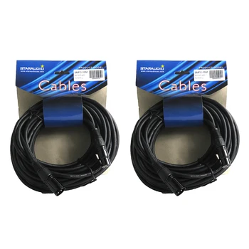 

STARAUDIO 2Pcs Male to Female 50FT(15M) XLR 3 Pin Shielded Microphone Audio Extension Cables Cord SMFC-15M