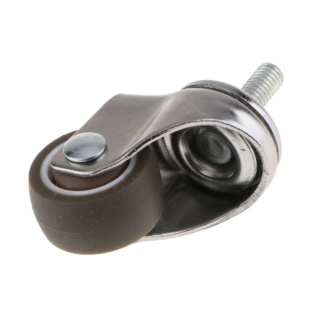 Heavy Duty Rubber Castor Wheel Trolley Furniture Bed Industrial Caster 1' / 1.25' / 1.5'