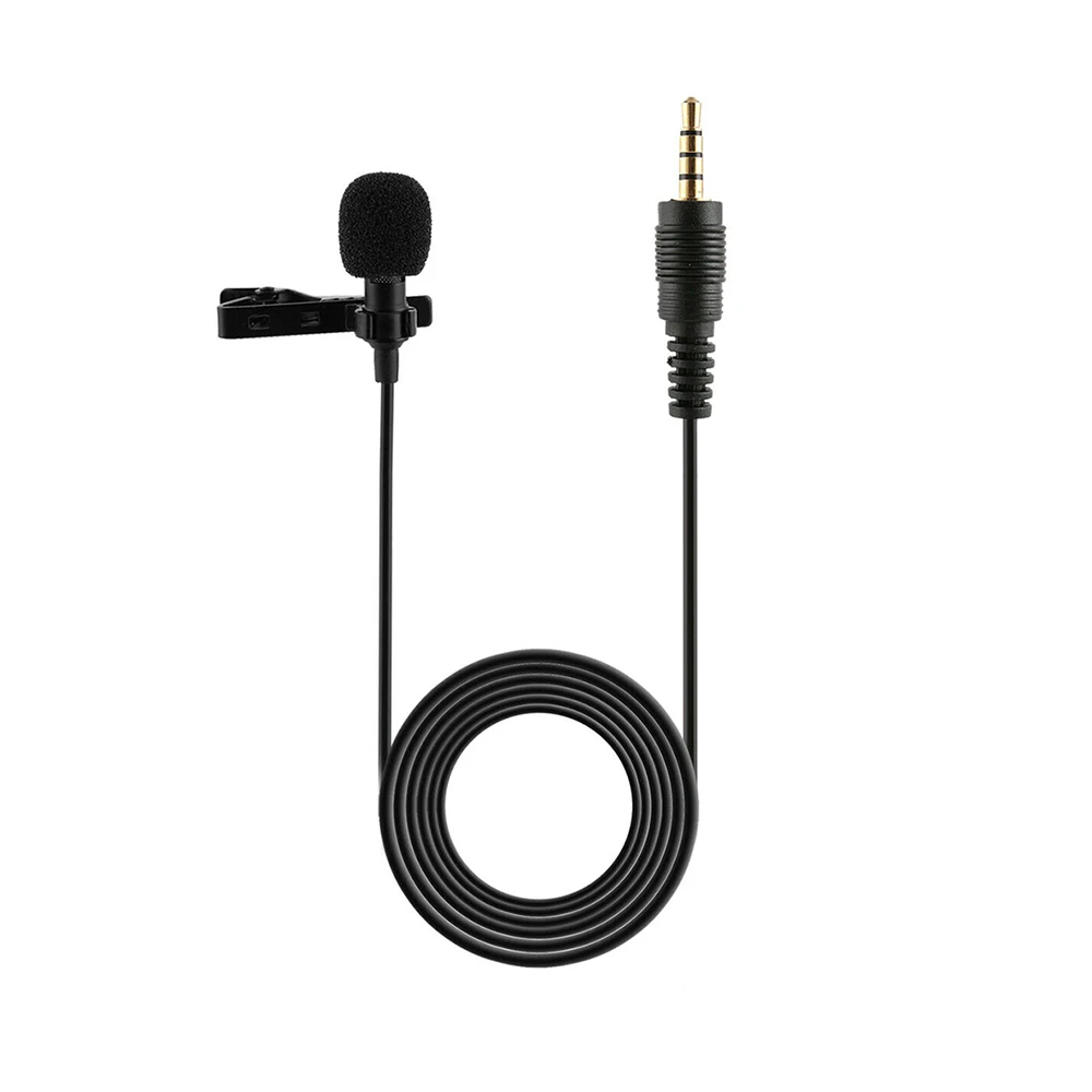 3,5 мм мини-студийный микрофон для речевого микрофона с зажимом на лацкане для телефона, ПК, ноутбука, 1,5 м, HiFi качество звука, конденсаторный микрофон