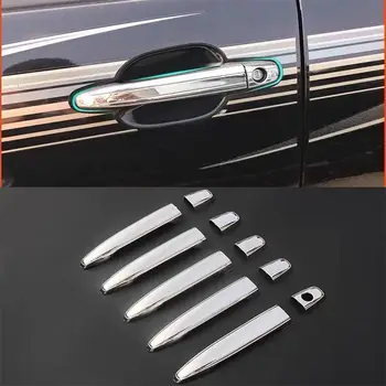 

For Toyota Land Cruiser Prado 120 FJ120 2003 04 05 06 07 08 2009 Chrome 5 Door Handle Cover 10 pcs Car-styling Accessory