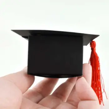

Creative Doctor Hat Cap Candy Box Graduation Celebration Party Decoration Candy Favor Boxes Graduation Gift Packing Box