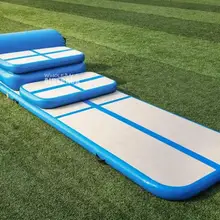 Надувной матрац набор(6 шт.) Воздушный герметичный DWF надувной воздушный барабанный трек для продажи, надувной аэратор гимнастический бесплатно