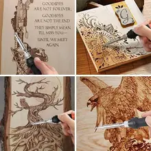 

Engraving Pen 7pcs/28pcs/37pcs/71pcs EU/US Wood Burning Kit Pyrography Tool Machining Mold Flipping Word Durable