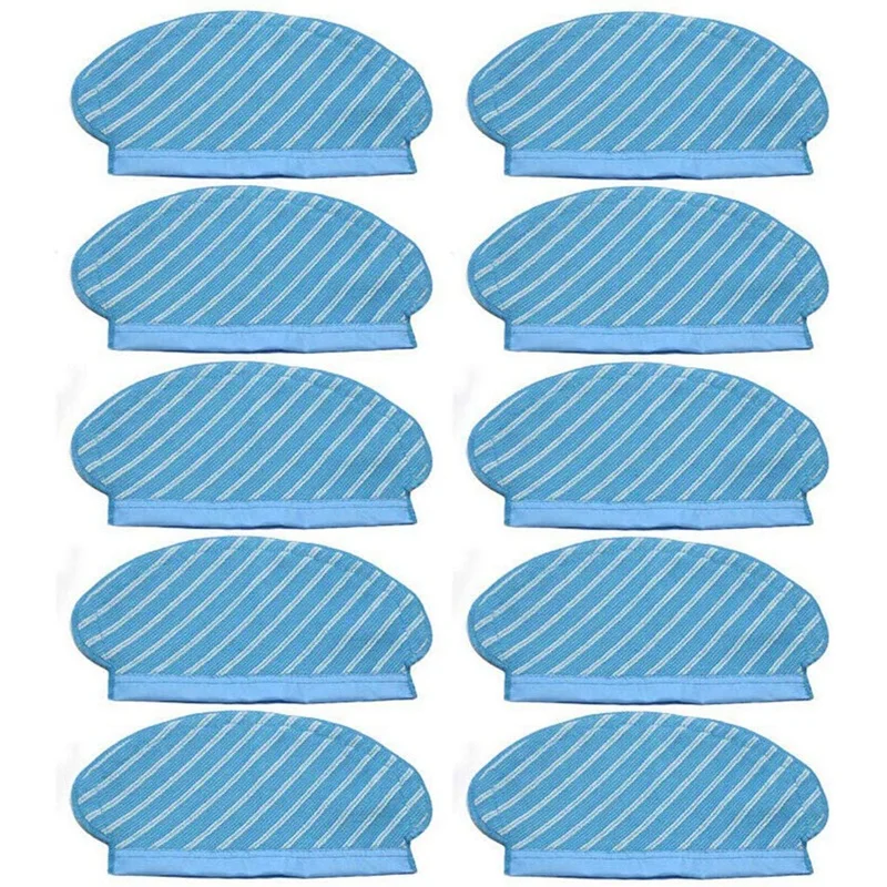 

SANQ 10Pcs Mop Cloth Pads Set for Ecovacs Deebot Ozmo 920 950 Vacuum Cleaner Parts Replacement Home Accessories