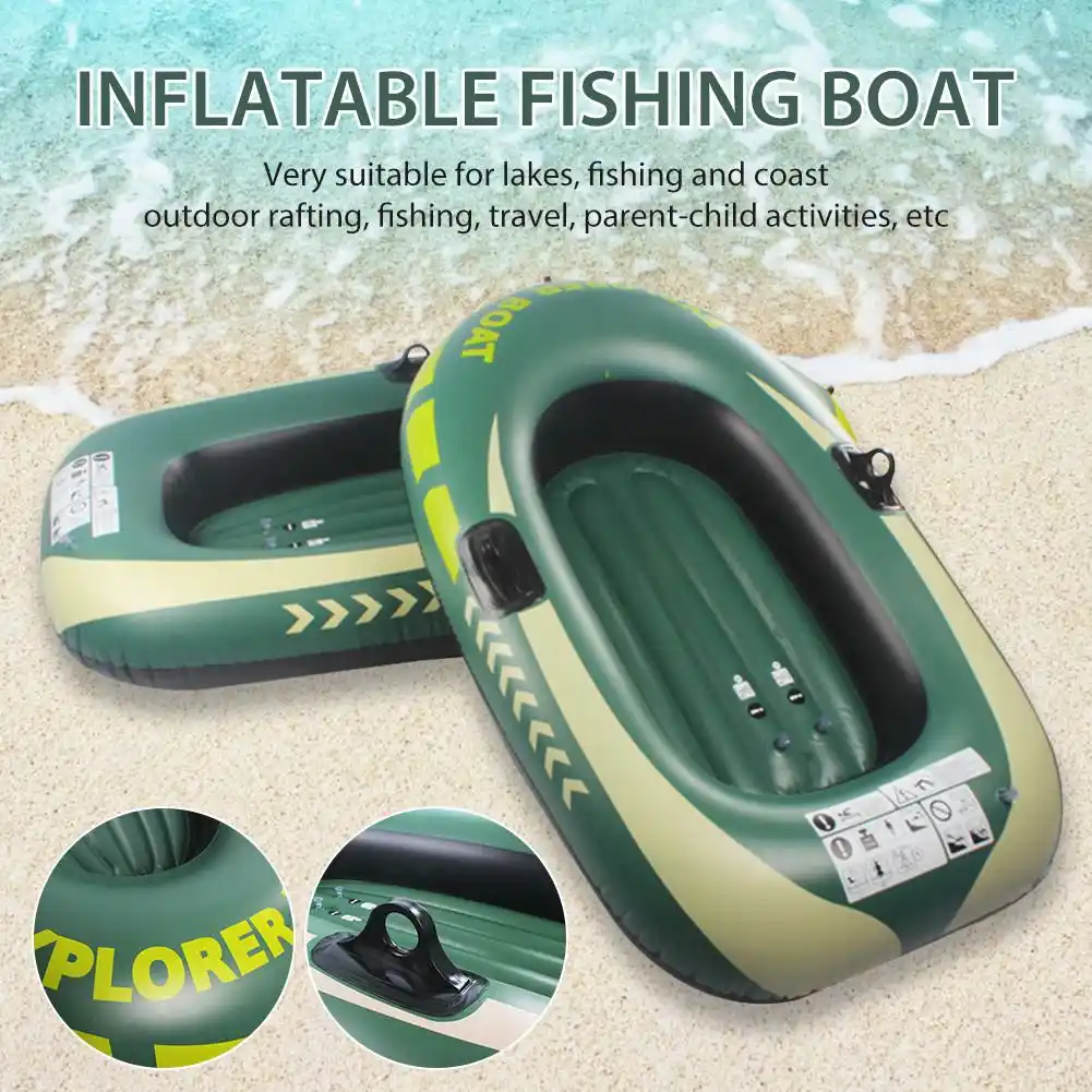 PVC Schlauchboot 188 X 114CM Paddelboot Angelboot Aufblasbarer Kajak Neu PVC Schlauchboot 188 X 114CM Paddelboot Angelboot Aufblasbarer Kajak Neu