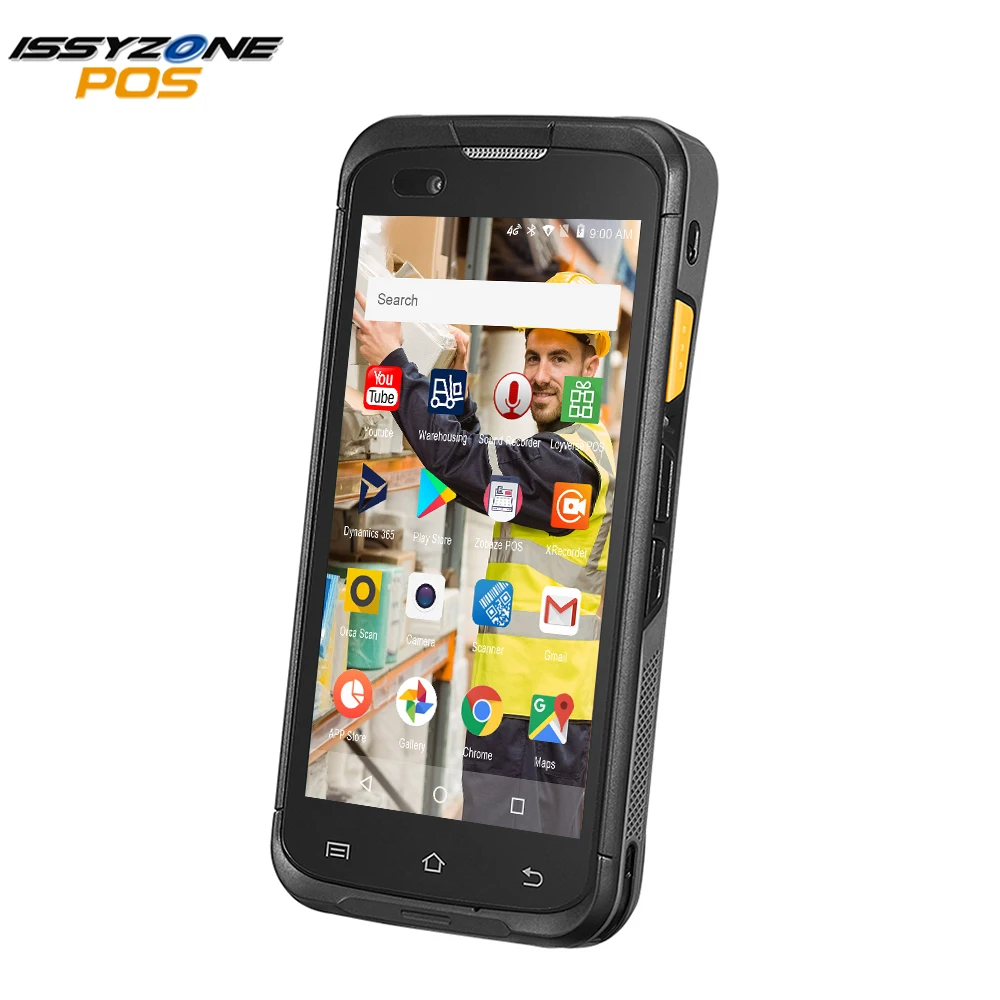 

IssyzonePOS PDA Android 7.1 Rugged POS Terminal Handheld Zebra Barcode Scanner 2D NFC 4G WiFi GPS Barcode Reader Management PDA