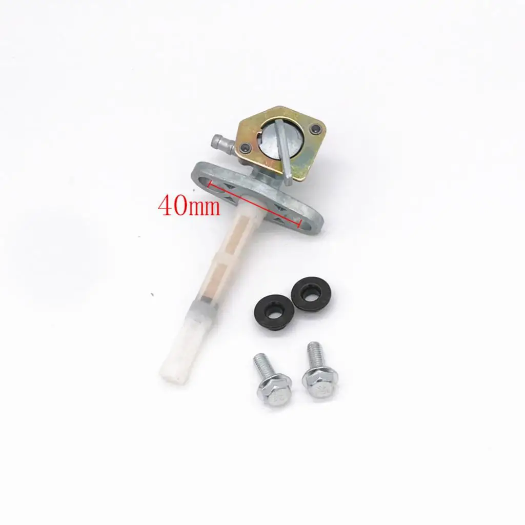 Fuel Petcock Valve Gas Tank Switch + Twp Screws Perfect for Honda TRX350 XR100 CRF250